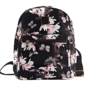 Mini small floral backpack for Women girls kids